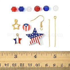 Independence Day DIY Earring  Making Kits&nbsp;DIY-FS0009-54