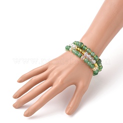 Multi-layered Stretch Beaded Bracelets Sets&nbsp;BJEW-JB05755-03