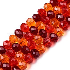 Transparent Glass Beads Strands&nbsp;X-GLAA-T023-08D