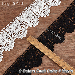 2 Colors Milk Fiber Lace Trim&nbsp;SRIB-PH0001-44