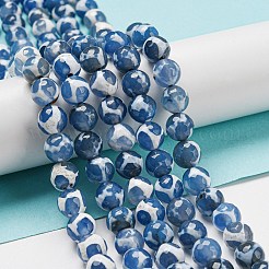Tibetan Style dZi Beads Strands&nbsp;G-P526-D01-01
