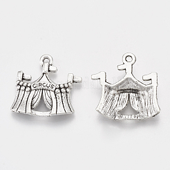 Tibetan Style Alloy Pendants&nbsp;TIBEP-T052-21AS-RS