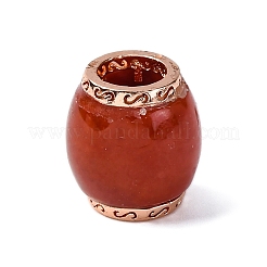 Brass Natural Myanmar Jade Beads&nbsp;KK-Q050-05