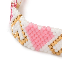 Glass Seed Beaded Bracelets for Women&nbsp;BJEW-MZ00213