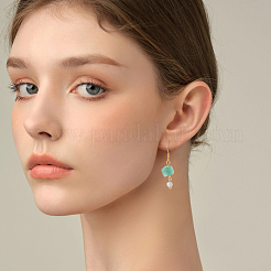 60Pcs 3 Styles Natural Green Aventurine Nuggets Connector Charms&nbsp;PALLOY-HS00001