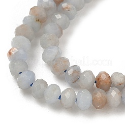 Natural Angelite Beads Strands&nbsp;G-RM241221-N1