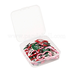 24Pcs 4 Style Iron Snap Hair Clips&nbsp;PHAR-LS0001-02