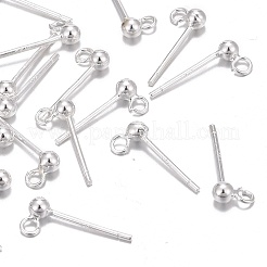 925 Sterling Silver Ear Stud Findings&nbsp;STER-K167-042A-S