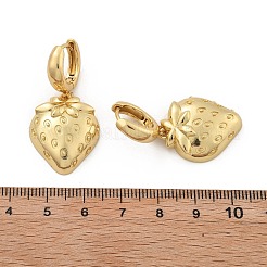 Brass Hoop Earrings Lead Free & Cadmium Free&nbsp;EJEW-R016-08G-01