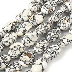 Dyed Synthetic Turquoise Beads Strands&nbsp;G-M448-B01-02