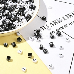 200Pcs Mixed Style and Shapes Acrylic Beads&nbsp;OACR-FS0001-68B