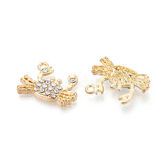 Alloy Rhinestone Pendants&nbsp;FIND-N012-01KCG
