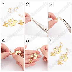 20Pcs Brass Stud Earring Findings&nbsp;KK-BBC0001-41