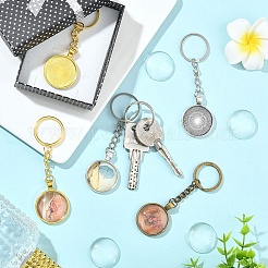 15Pcs 3 Colors Alloy Keychains&nbsp;KEYC-YW00251