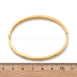 304 Stainless Steel Rhinestone Bangles for Women&nbsp;BJEW-Z092-05G