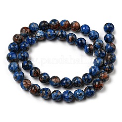 Natural Dyed Sesame Jasper Beads Strands&nbsp;G-E443-A40