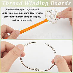 2 Bags Wood Thread Winding Boards&nbsp;AJEW-GF0011-68E
