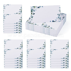 80Pcs Rectangle Paper Table Place Cards&nbsp;AJEW-TA0003-62A