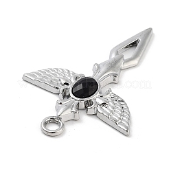 Cross Alloy Rhinestone Pendants&nbsp;FIND-U006-15P-02