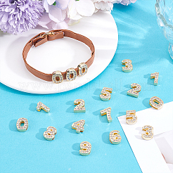 60Pcs Alloy Rhinestone Charms Sets&nbsp;FIND-UN0010-37KCG