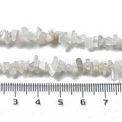 Natural Supper 7 Rutilated Quartz Chip Beaded Necklaces for Men Women&nbsp;NJEW-G159-01J