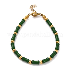 304 Stainless Steel Beaded Bracelets for Women&nbsp;BJEW-M056-06G