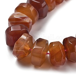 Natural Red Agate Beads Strands&nbsp;G-K392-A03