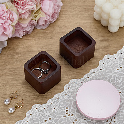Pine Wood Timber Ring Displays Tray&nbsp;RDIS-WH0001-36