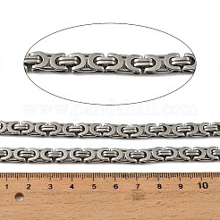 201 Stainless Steel Byzantine Chains&nbsp;SA-E001-14P-02