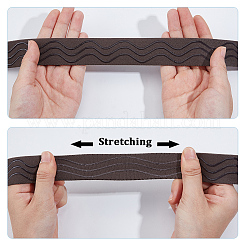5 Yards Polyester Non-slip Elastic Bands&nbsp;SRIB-GF0001-62B
