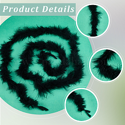 Turkey Feather Ornament Accessories&nbsp;AJEW-WH20018-91B