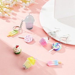 DIY Imitation Food Key Chain Making Kit&nbsp;DIY-SC0018-32