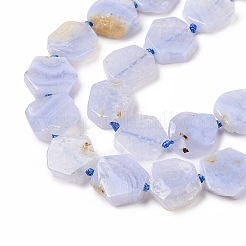 Natural Blue Lace Agate Beads Strands&nbsp;G-NH0001-E01-01