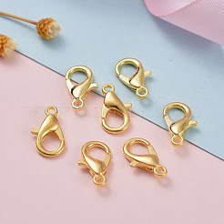 Zinc Alloy Jewelry Findings Golden Lobster Claw Clasps&nbsp;X-E105-G