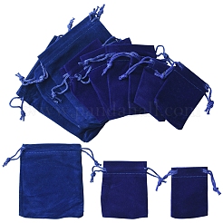 18Pcs 3 Styles Rectangle Velvet Drawstring Pouches&nbsp;TP-FS0001-04B
