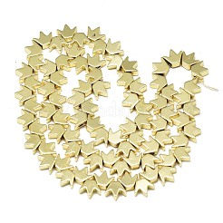 Electroplate Non-magnetic Synthetic Hematite Beads Strands&nbsp;G-S372-002-01G