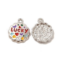 Alloy Enamel Pendants&nbsp;ENAM-M053-08P