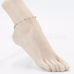 Stainless Steel Satellite Chain Anklets&nbsp;X-AJEW-AN00422