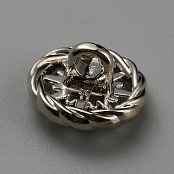 Glass Rhinestone Shank Buttons&nbsp;BUTT-WH0029-23