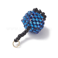 Glass Seed Beaded Pendants&nbsp;PALLOY-MZ01258