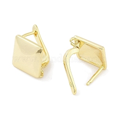 Brass Hoop Earrings&nbsp;EJEW-S217-G17