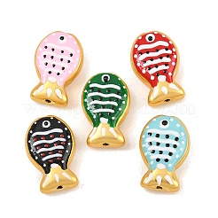 Baking Paint Opaque Glass Enamel Beads&nbsp;GL-CBA4370-01