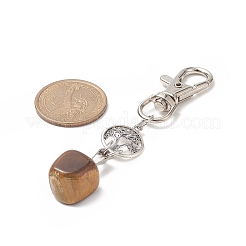 Natural & Synthetic Mixed Gemstone Pendants Decorations&nbsp;HJEW-JM00945