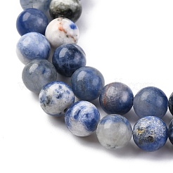 Natural Sodalite Round Bead Strands&nbsp;G-E334-6mm-08