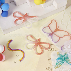 DIY Butterfly Pendant Keychain Making Kits&nbsp;DIY-TA0004-50