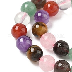 Natural Mixed Gemstone Beads Strands&nbsp;G-P574-A02-8mm
