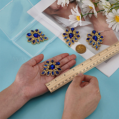 4Pcs Teardrop Shape Hotfix Rhinestone&nbsp;PATC-FG0002-25D