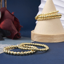 6Pcs 6 Style Synthetic Hematite Round Beaded Stretch Bracelets Set&nbsp;BJEW-SW0001-01