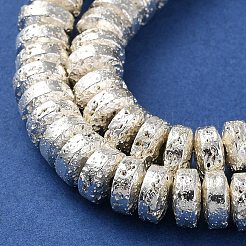 Electroplated Natural Lava Rock Beads Strands&nbsp;G-I360-A02-04