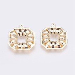 Brass Pendants&nbsp;KK-I622-45G-B-NF